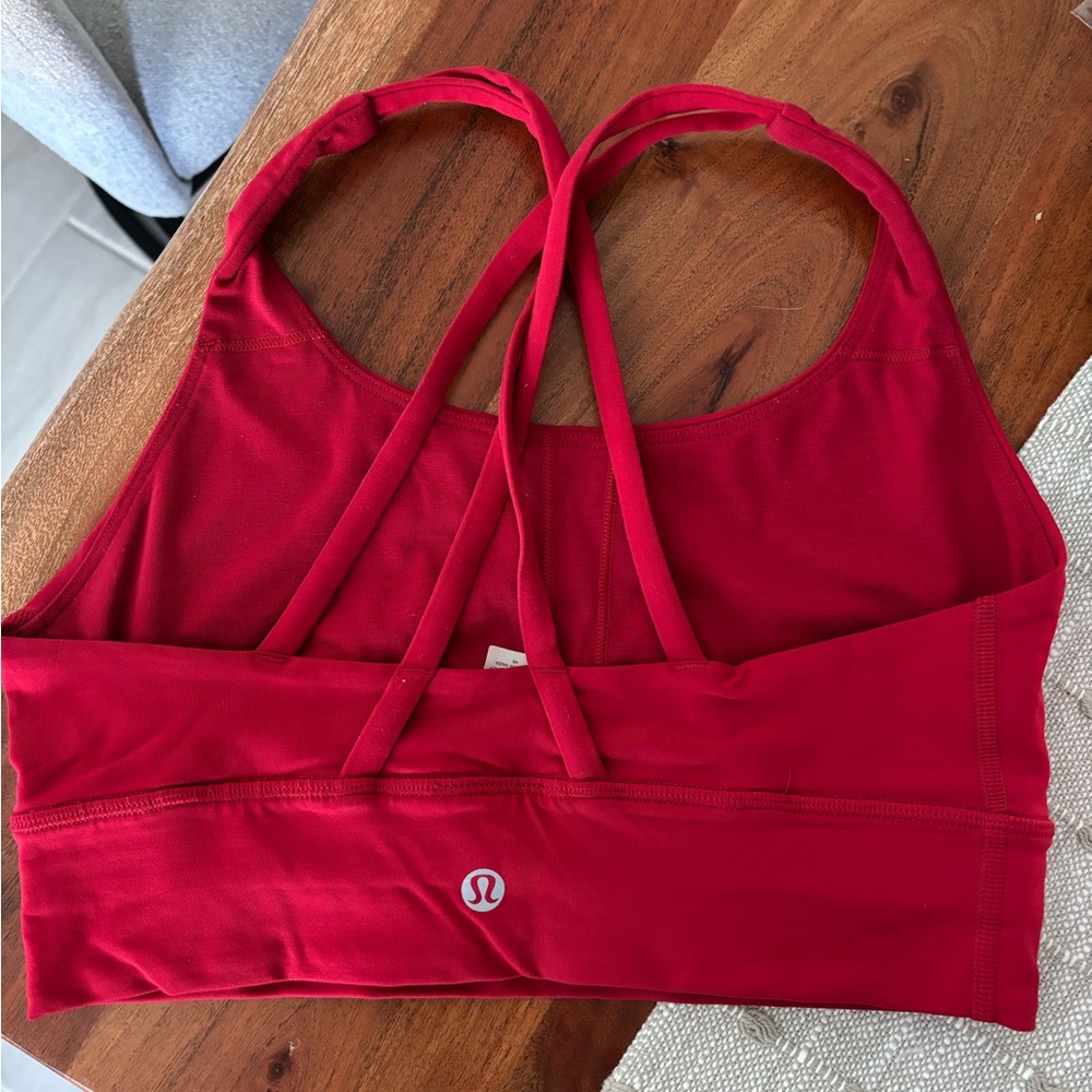Lululemon Red Sports Bra